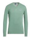 North Sails Man Sweater Light Green Size L Cotton