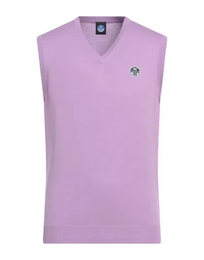 NORTH SAILS NORTH SAILS MAN SWEATER MAUVE SIZE M COTTON