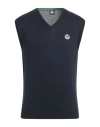 North Sails Man Sweater Midnight Blue Size 3xl Cotton In Blue