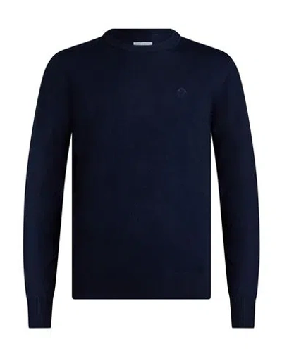 North Sails Man Sweater Navy Size M Acrylic, Nylon In Blue