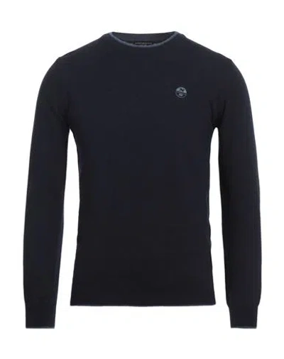 North Sails Man Sweater Navy Size Xxl Polyamide, Wool, Viscose, Cashmere