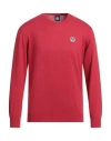 North Sails Man Sweater Red Size 3xl Cotton In Red