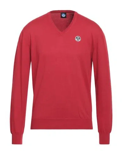 NORTH SAILS NORTH SAILS MAN SWEATER RED SIZE 3XL COTTON