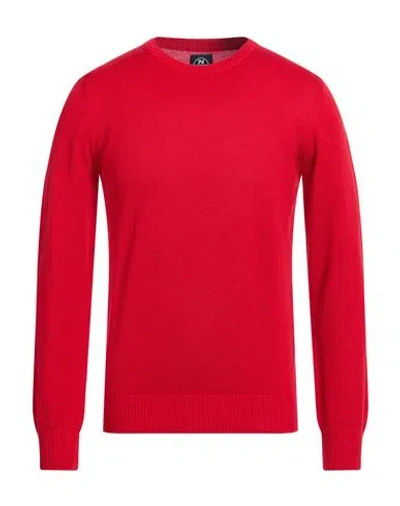 North Sails Man Sweater Red Size L Cotton, Acrylic