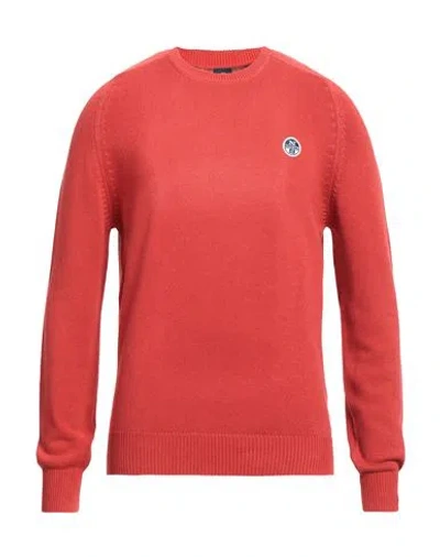 North Sails Man Sweater Red Size Xxl Cotton