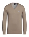 North Sails Man Sweater Sand Size Xl Cotton In Beige