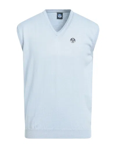 NORTH SAILS NORTH SAILS MAN SWEATER SKY BLUE SIZE 3XL COTTON
