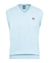 North Sails Man Sweater Sky Blue Size L Cotton