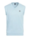 North Sails Man Sweater Sky Blue Size M Cotton