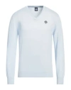 North Sails Man Sweater Sky Blue Size S Cotton In Blue