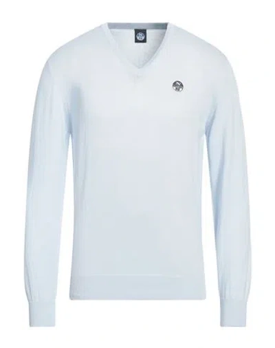 NORTH SAILS NORTH SAILS MAN SWEATER SKY BLUE SIZE S COTTON