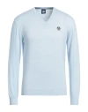 North Sails Man Sweater Sky Blue Size S Cotton