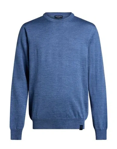 North Sails Man Sweater Slate Blue Size Xs Wool