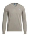North Sails Man Sweater Taupe Size M Cotton In Grey