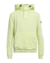 North Sails Man Sweatshirt Acid Green Size M Cotton, Nylon