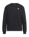 North Sails Man Sweatshirt Black Size L Cotton