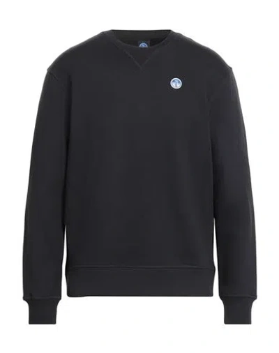 North Sails Man Sweatshirt Black Size L Cotton