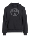 North Sails Man Sweatshirt Black Size S Cotton