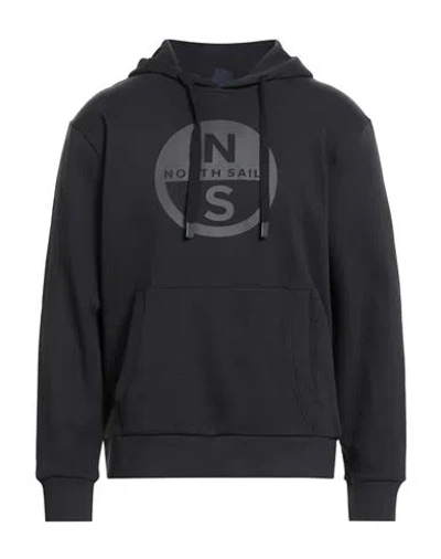 North Sails Man Sweatshirt Black Size S Cotton