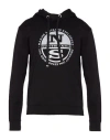 North Sails Man Sweatshirt Black Size Xxl Viscose, Nylon, Elastane