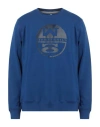 North Sails Man Sweatshirt Blue Size L Cotton