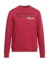 North Sails Man Sweatshirt Brick Size Xl Viscose, Nylon, Elastane In Red