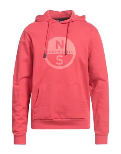 North Sails Man Sweatshirt Coral Size Xl Cotton