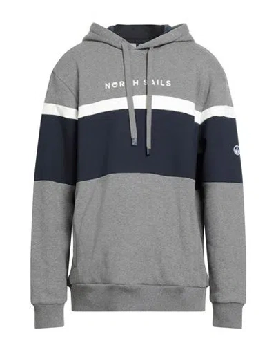 North Sails Man Sweatshirt Grey Size Xl Cotton