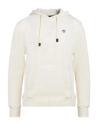 North Sails Man Sweatshirt Ivory Size S Cotton In White