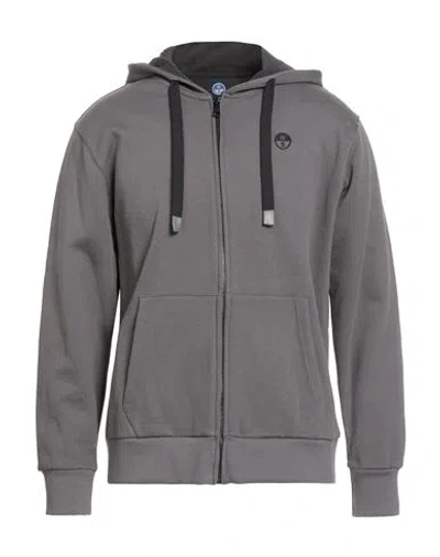 North Sails Man Sweatshirt Lead Size Xl Cotton In Gray
