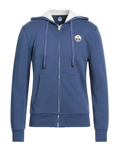 North Sails Man Sweatshirt Light Blue Size Xxs Cotton
