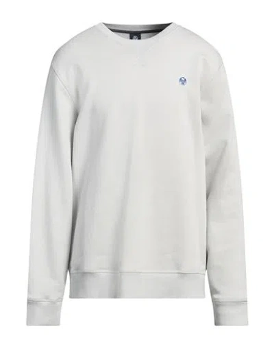 North Sails Man Sweatshirt Light Grey Size Xxl Cotton