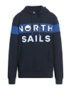 North Sails Man Sweatshirt Midnight Blue Size L Cotton