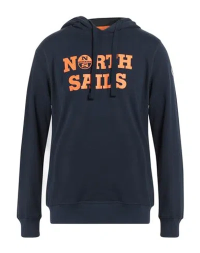 North Sails Man Sweatshirt Midnight Blue Size Xl Cotton