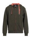 North Sails Man Sweatshirt Military Green Size Xxl Cotton