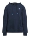 North Sails Man Sweatshirt Navy Size Xl Cotton In Blue