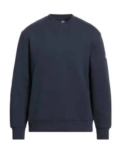 North Sails Man Sweatshirt Navy Size Xl Cotton