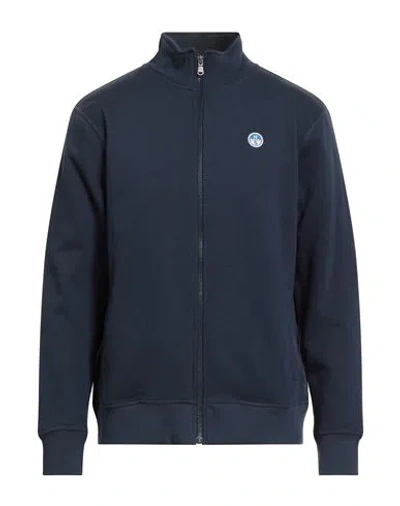 North Sails Man Sweatshirt Navy Size Xxl Cotton