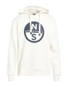 North Sails Man Sweatshirt Off White Size Xl Cotton