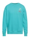 North Sails Man Sweatshirt Turquoise Size M Cotton