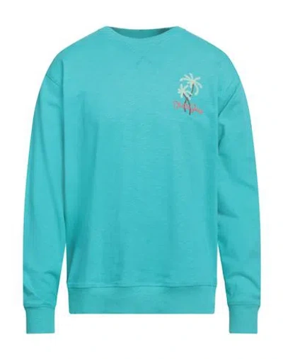 North Sails Man Sweatshirt Turquoise Size M Cotton