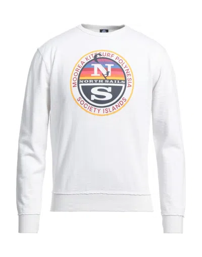 North Sails Sweatshirts In White