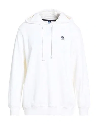 North Sails Man Sweatshirt White Size Xl Cotton