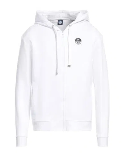 North Sails Man Sweatshirt White Size Xxl Cotton, Polyester