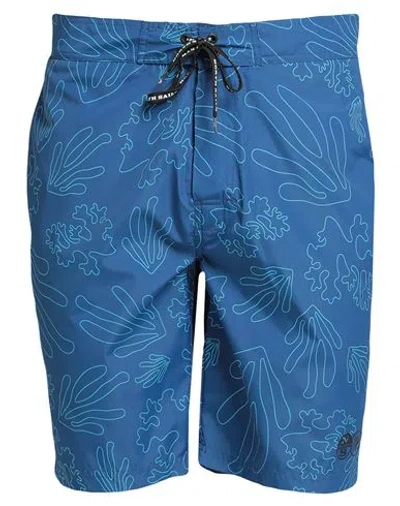 North Sails Man Swim Trunks Blue Size Xxs Polyester