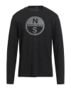 North Sails Man T-shirt Black Size M Cotton