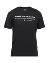 North Sails T-shirts In Black