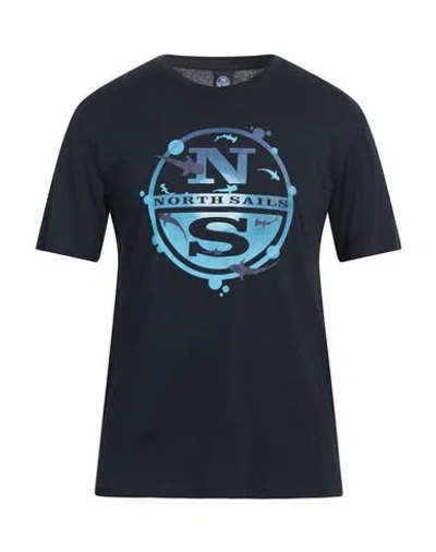 North Sails Man T-shirt Black Size Xl Cotton