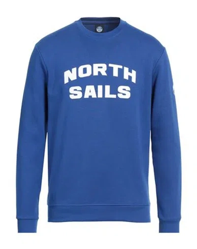 NORTH SAILS NORTH SAILS MAN T-SHIRT BLUE SIZE XL COTTON, POLYESTER