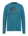 North Sails Man T-shirt Deep Teal Size Xl Cotton